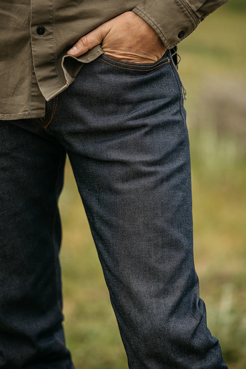 The Hammer Straight Natural Slub Indigo - Raw 12.5oz Selvedge - Image 3